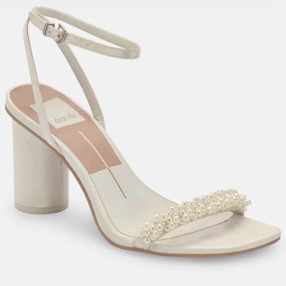 Dolce Vita Nory Vanilla Pearls Heels size 9
